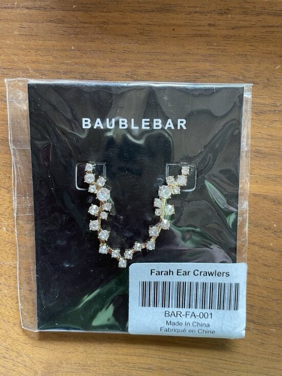 BaubleBar Jewelry - BaubleBar Crystal Farah Ear Crawlers Earrings
